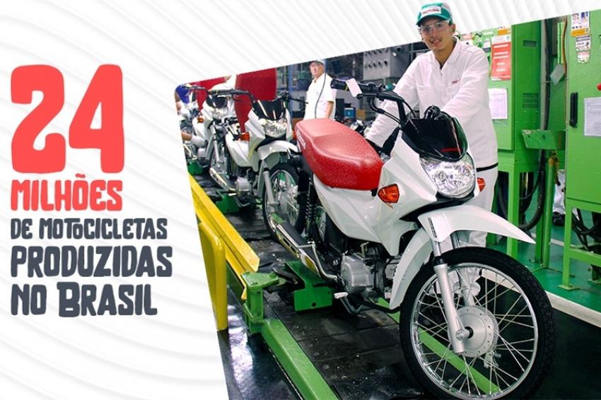 Honda chega a 24 milhões de motos no Brasil.
